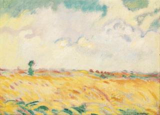 Louis Valtat - Champs de blé en Normandie