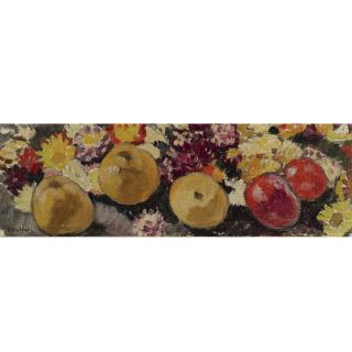 Louis Valtat - Cinq Pommes Et Fleurs