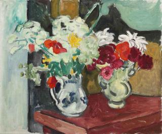 Louis Valtat - Deux bouquets de fleurs