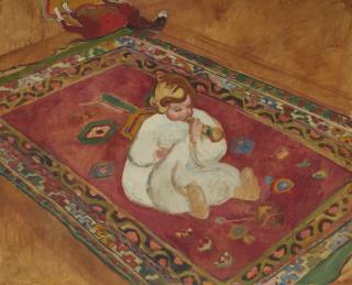 Louis Valtat - Enfant Sur Le Tapis