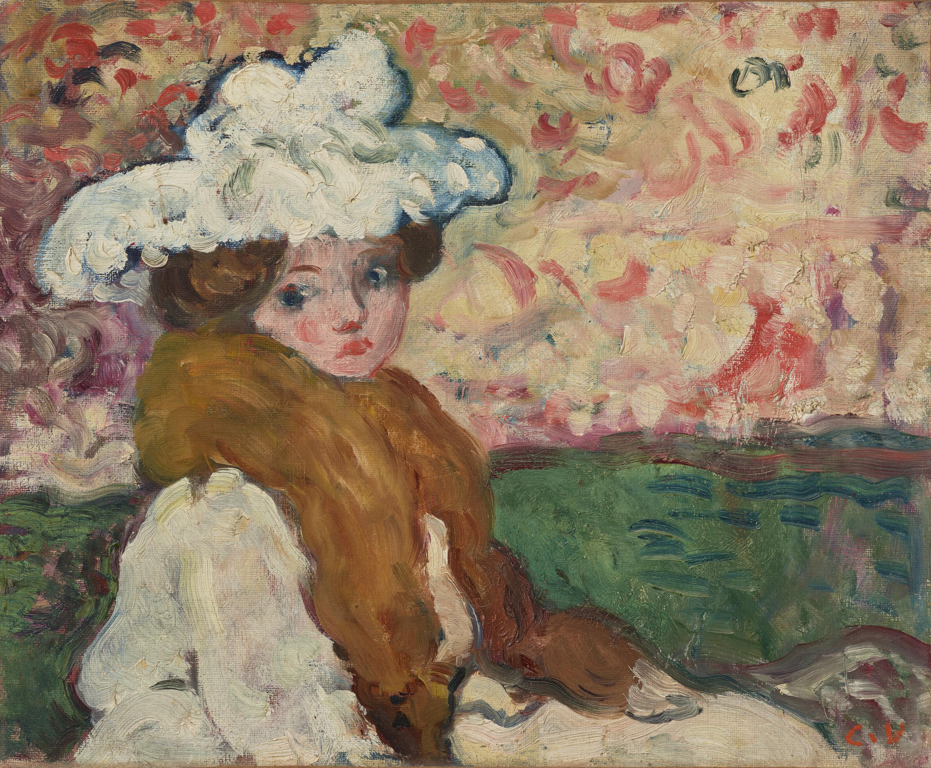 Louis Valtat - Femme à la charlotte