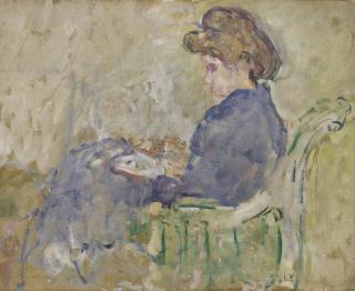 Louis Valtat - Femme assise de profil, Suzanne