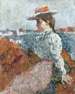 Louis Valtat - Femme Assise Sur Les Rochers
