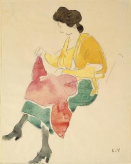 Louis Valtat - Femme En Blouse Jaune