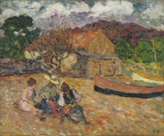 Louis Valtat - Femmes assises sur la plage