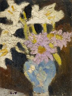 Louis Valtat - Fleurs au vase bleu
