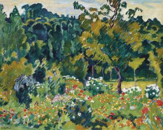 Louis Valtat - Jardin fleuri à Choisel