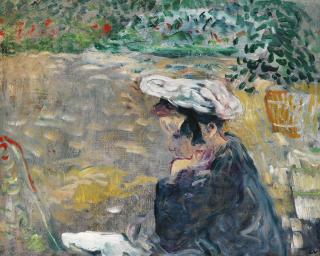 Louis Valtat - La Lecture Au Jardin (Edouard Doubrère)