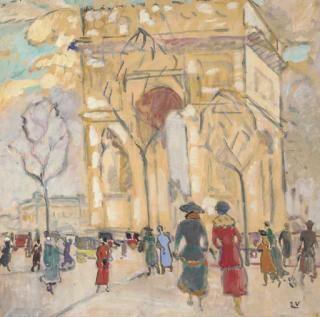 Louis Valtat - L\'Arc de Triomphe, Paris