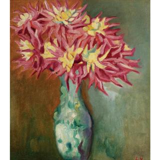 Louis Valtat - Le Bouquet De Dahlias