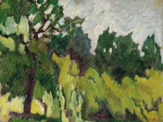 Louis Valtat - Les arbres