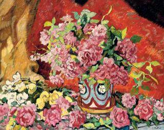 Louis Valtat - Les Roses Et La Potiche Metthey