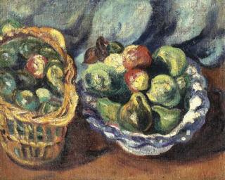 Louis Valtat - Panier et corbeille de fruit