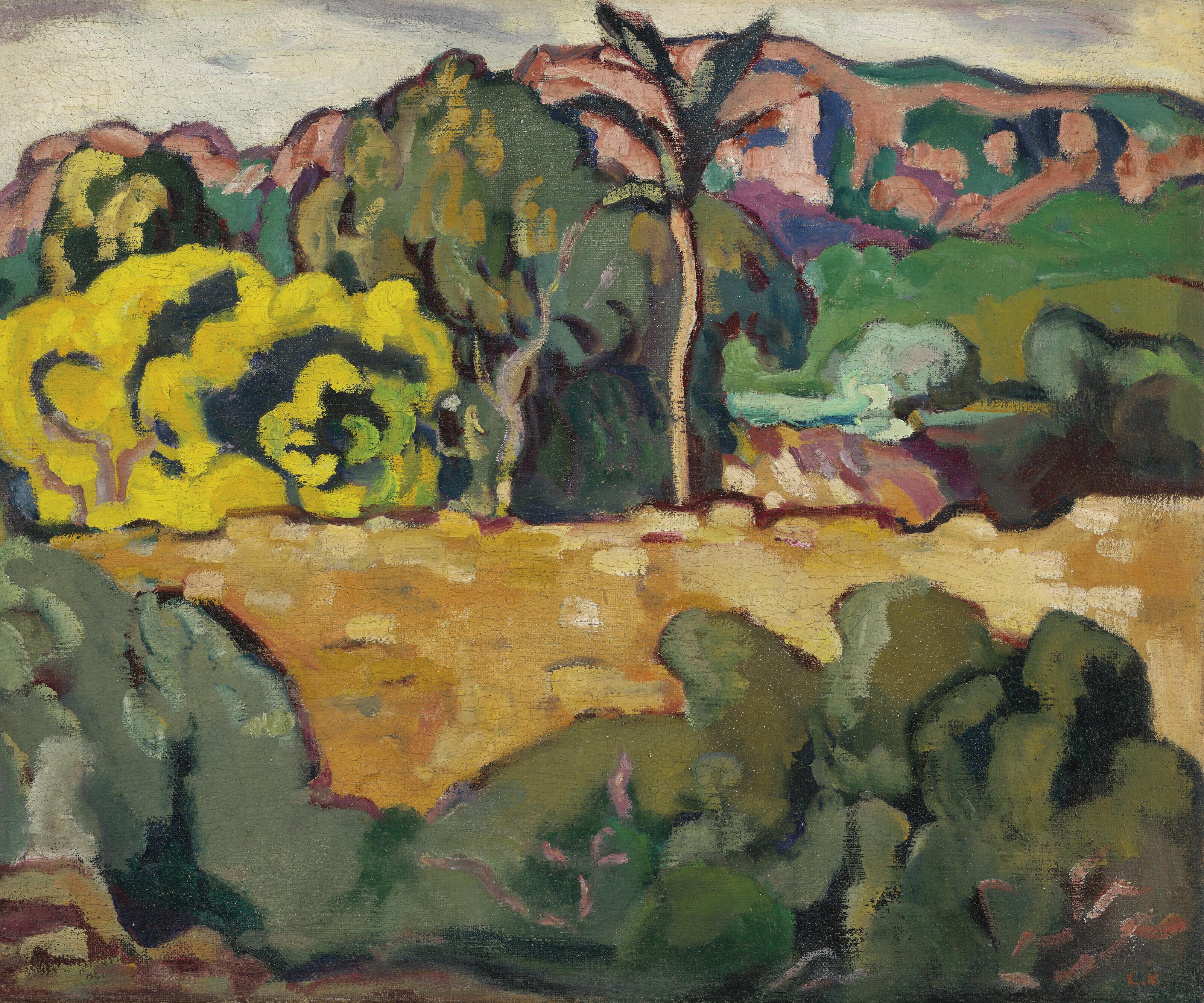 Louis Valtat - Paysage du midi aux palmier