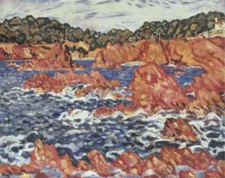 Louis Valtat - Rochers rouges