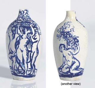 Louis Valtat - Vase Aux Nus Bleus