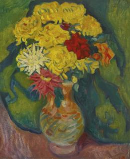 Louis Valtat - Vase De Dahlias