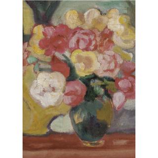 Louis Valtat - Vase De Rose, Cruche Verte