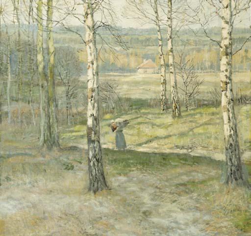 Louis Van Soest - A sunny day in autumn