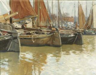 Louis Van Soest - Harbour of Volendam