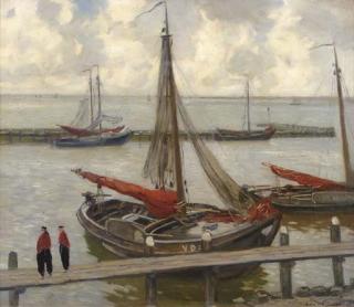 Louis Van Soest - Volendam harbour