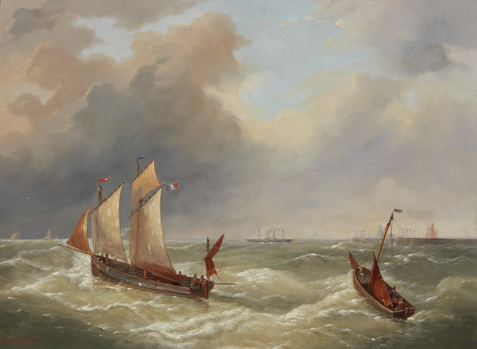 Louis Verboeckhoven - Setting Out