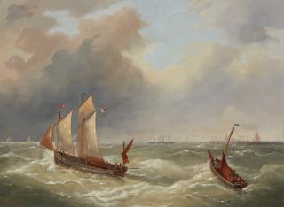 Louis Verboeckhoven - Setting Out