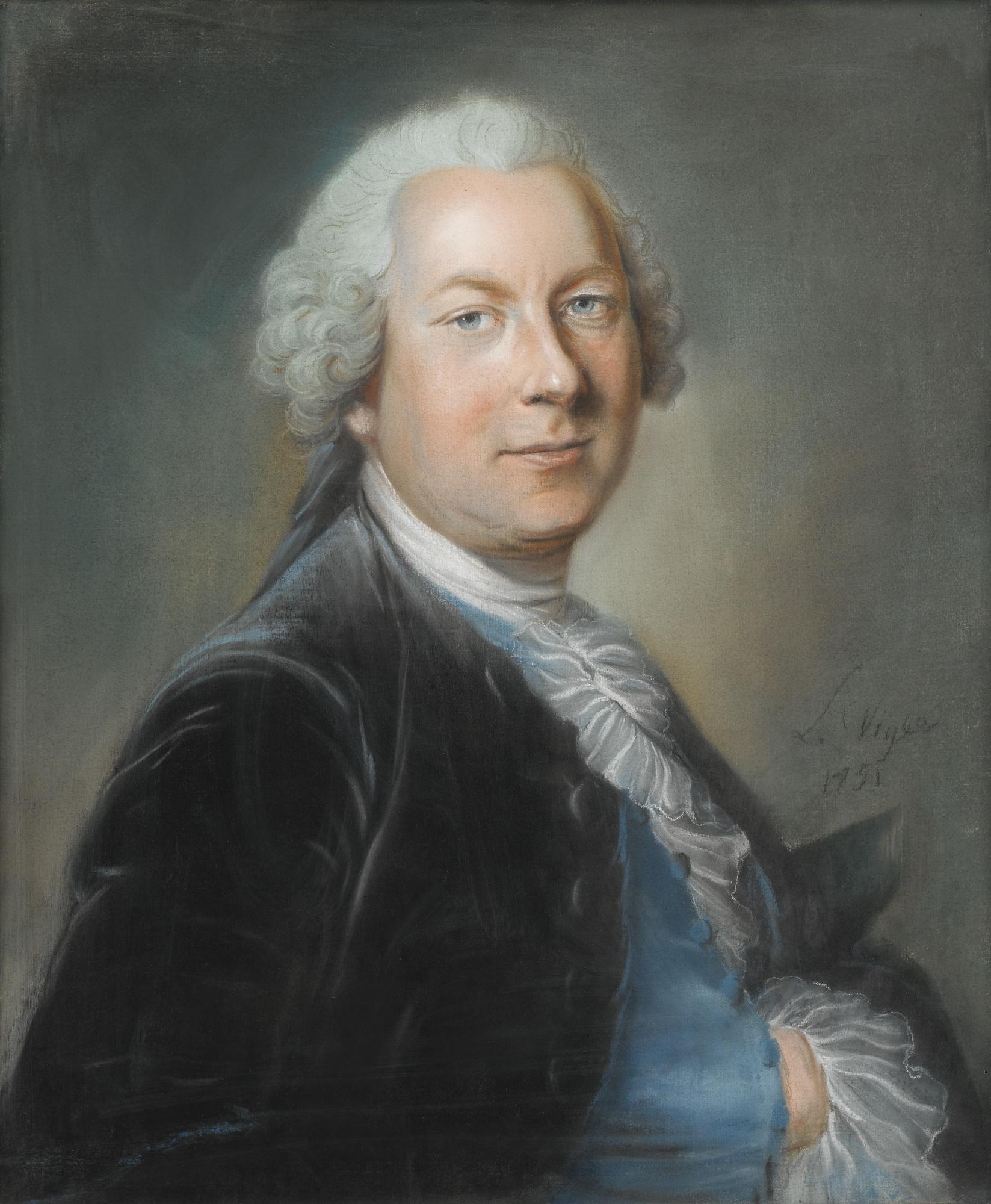 Louis Vigée - Portrait D\'Hommelouis Vigée