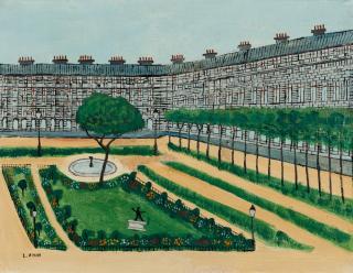 Louis Vivin - Le Jardin des Tuileries