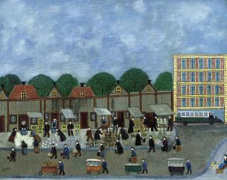 Louis Vivin - Le marché