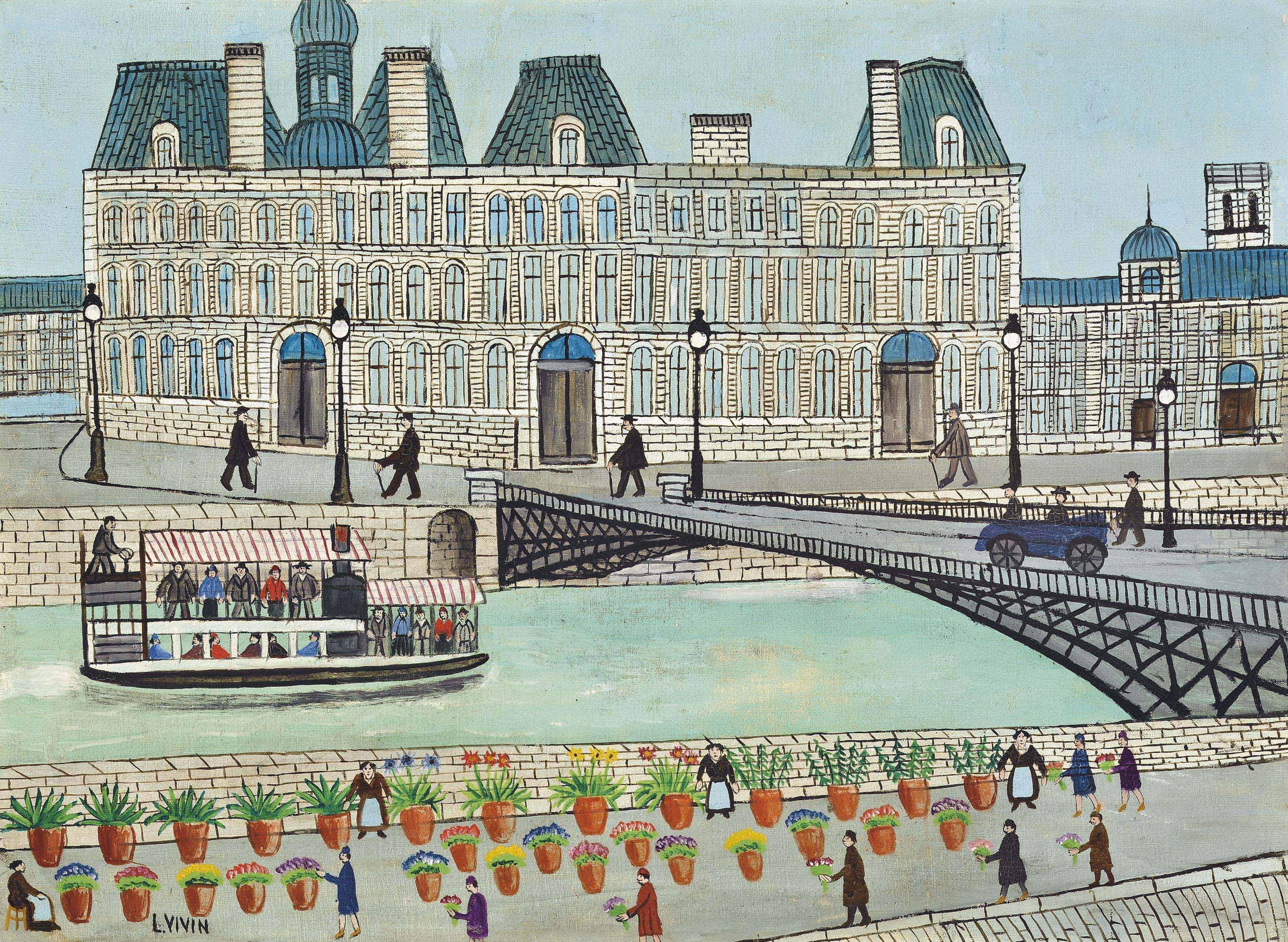 Louis Vivin - Quai aux fleurs