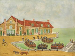 Louis Vivin - Scène de port