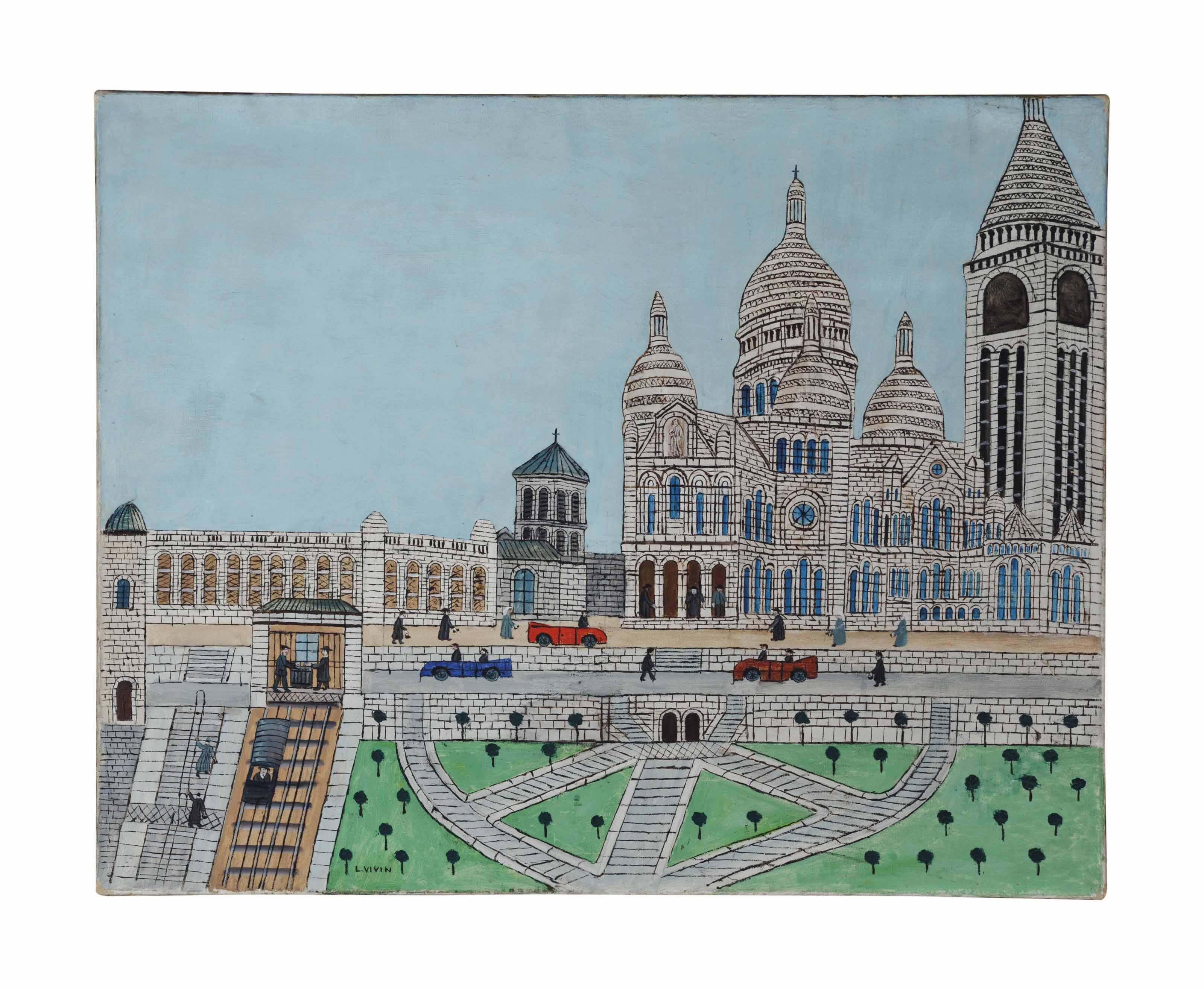 Louis Vivin - Vue De Sacre Coeur