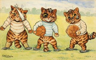 Louis Wain - We\'re thinking of dropping this and going in for limericks
