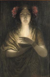 Louis Welden Hawkins - The Priestess