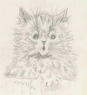 Louis William Wain - A Bad Hair Day