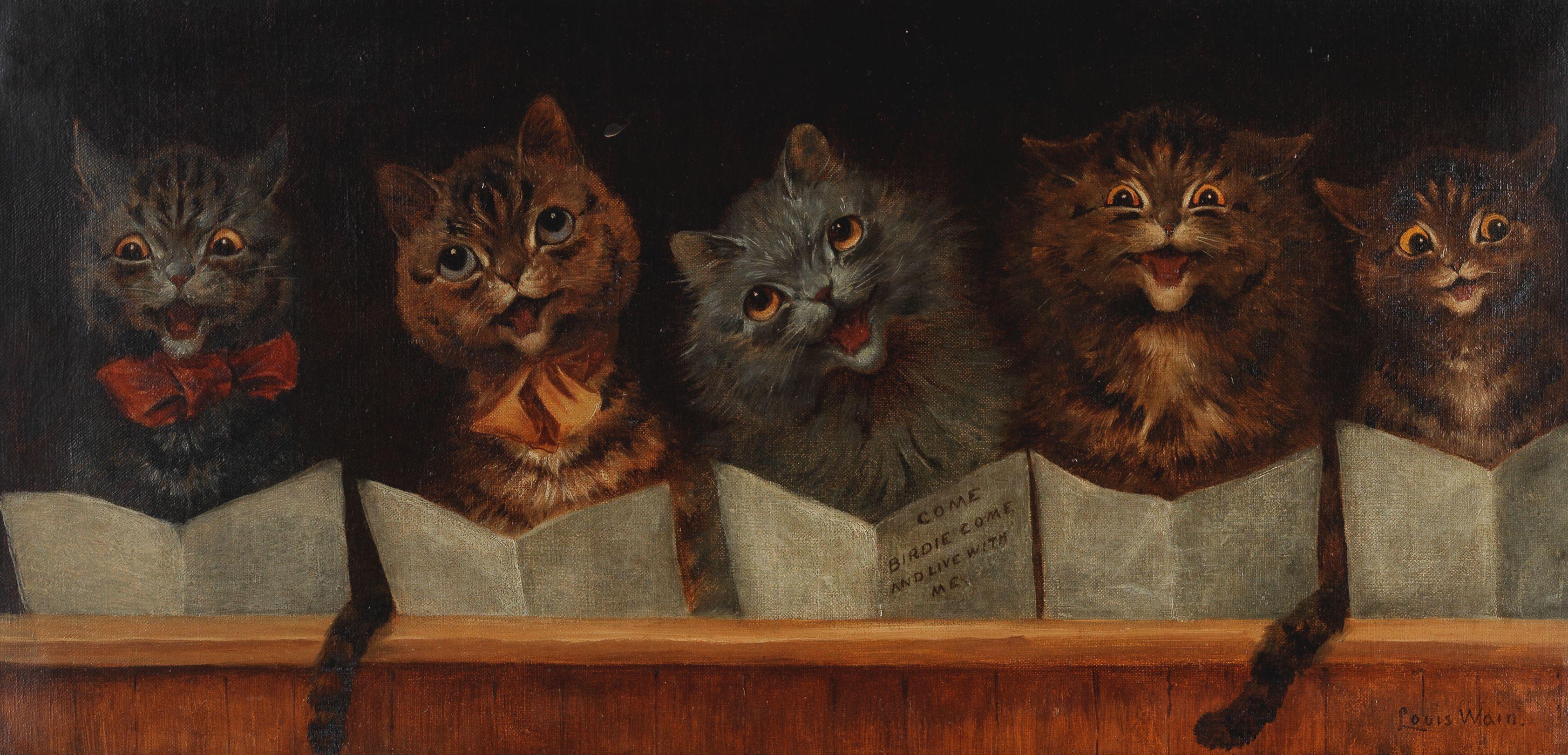 Louis William Wain - Come Birdie Come and Live with Me