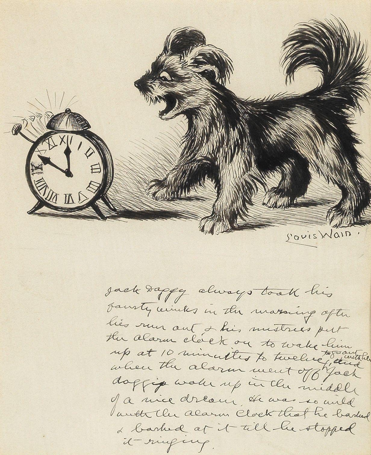 Louis William Wain - Jack\'s Rude Awakening