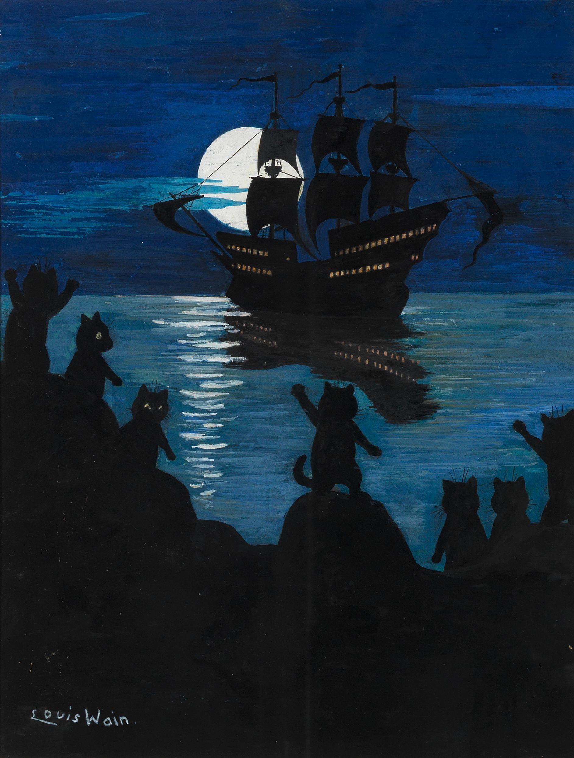 Louis William Wain - Pirate Pussies