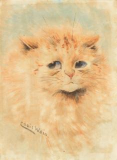 Louis William Wain - Small Ginger Cat