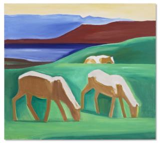 Louisa Matthíasdóttir - Three Sheep