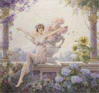 Louise Abbema - Flora