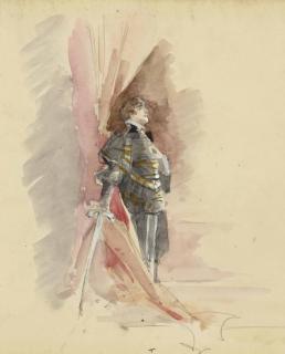 Louise Abbema - Sarah Bernhardt dans Hamlet
