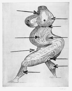 Louise Bourgeois - Ste Sebastienne (Wye and Smith 110.2)