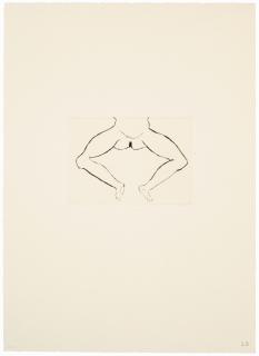 Louise Bourgeois - Untitled, from Anatomy portfolio