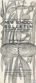 Louise Bourgeois - Untitled (New School Bulletin)