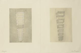 Louise Bourgeois - Untitled, Two Studies From The Puritan Variants (Moma 115.3)