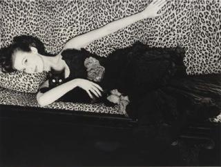 Louise Dahl-Wolfe - Mary Jane Russell In Dior Dress, Paris, 1950; Mary Jane Russell On Leopard Sofa, Paris, 1951