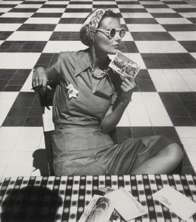 Louise Dahl-Wolfe - Mary Sykes at The Escambron Beach Club, Puerto Rico, Harper\'s Bazaar, 1938