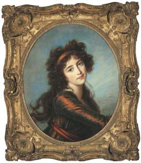 Louise-Elisabeth Vigee-Lebrun - Portrait de la Princesse Caroline de Liechtenstein (1768-1831)